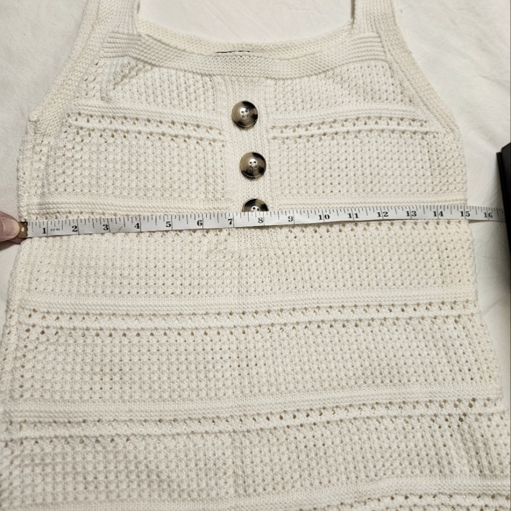 Black Tape - White Tank Top